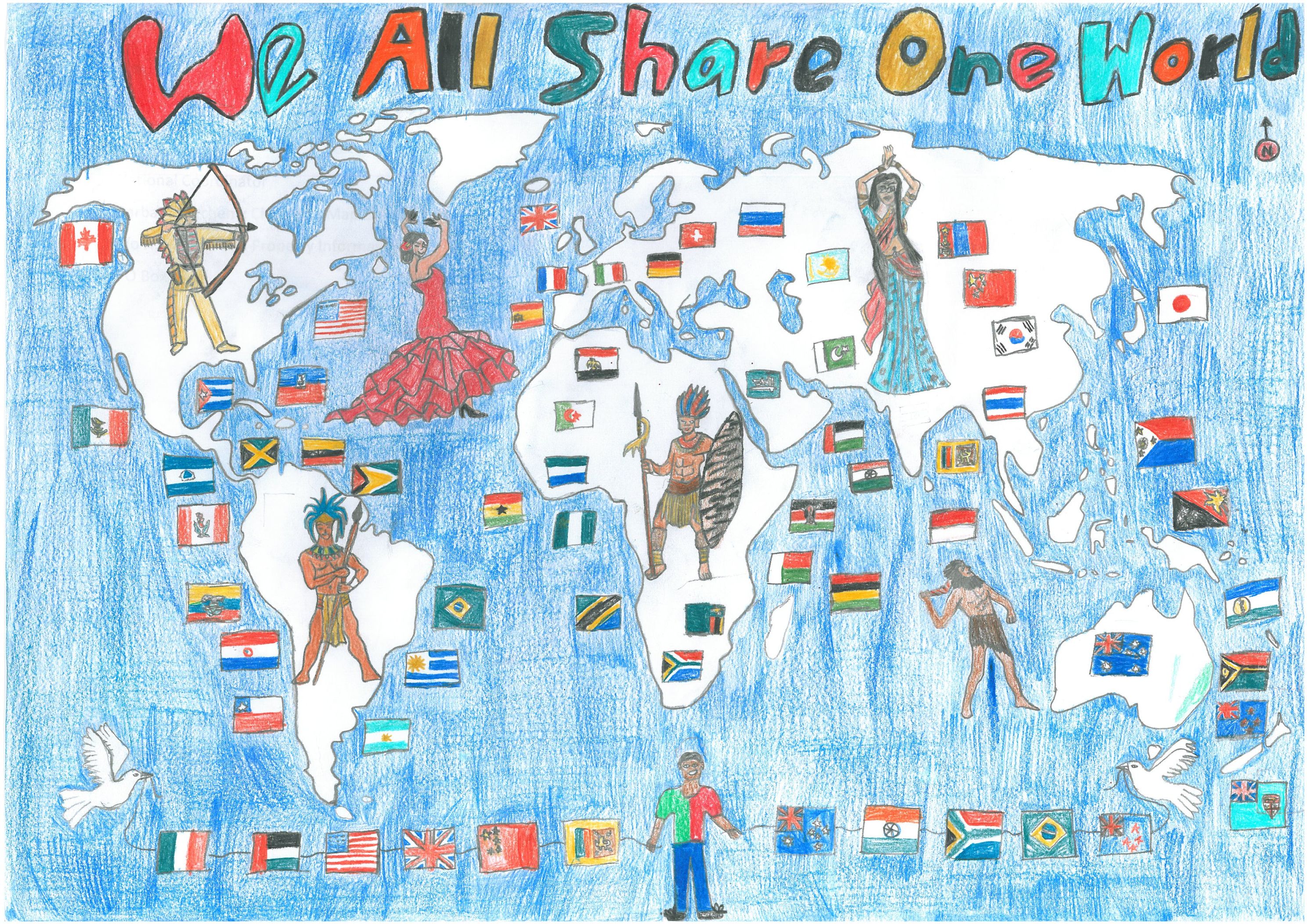 006 - We All Share One World
Thinuka Edirisinghe - Age 12